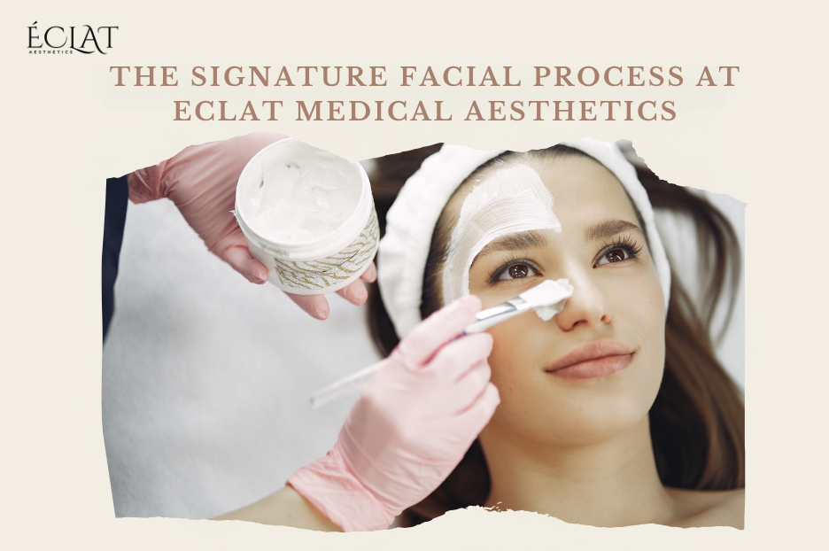 Signature Facial A Luxurious Treatment for Glowing, Healthy Skin 3 Signature Facial Process at Eclat Medical Aesthetics