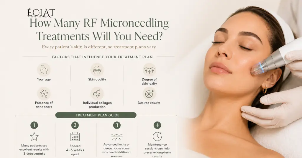 How Many RF Microneedling Treatments Will You Need?