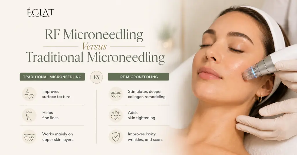 RF Microneedling Versus Traditional Microneedling