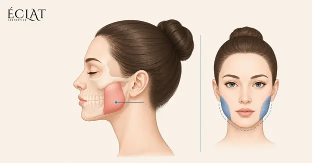 Masseter Botox eclat